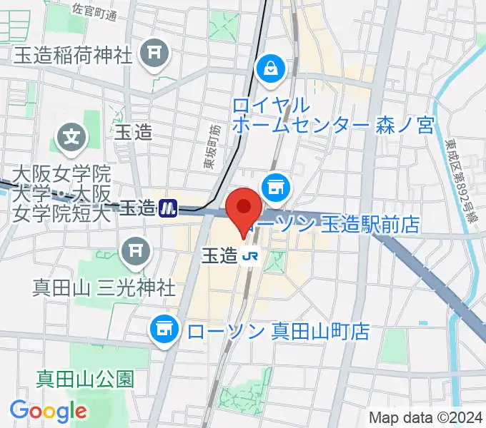 ESA音楽学院専門学校の地図