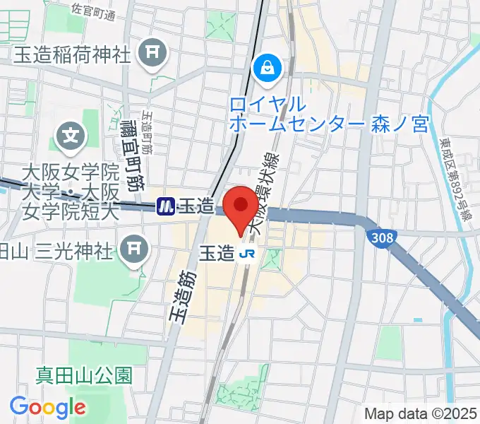 ESA音楽学院専門学校の地図