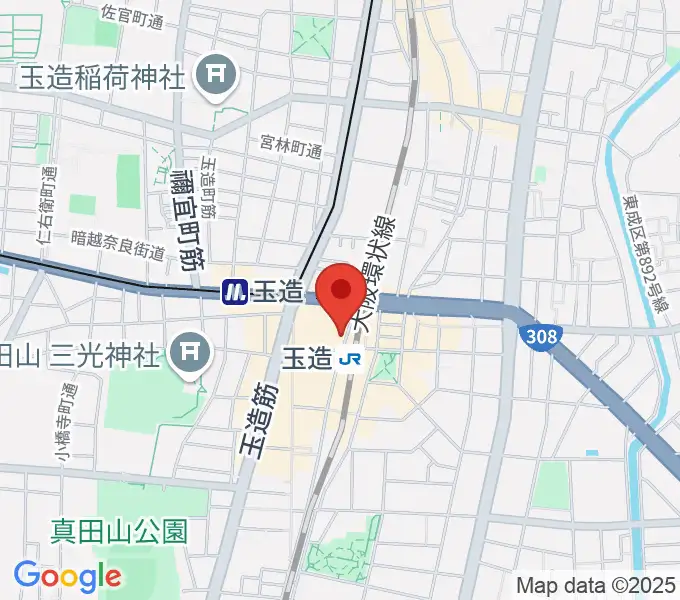 ESA音楽学院専門学校の地図