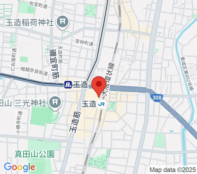 ESA音楽学院専門学校の地図