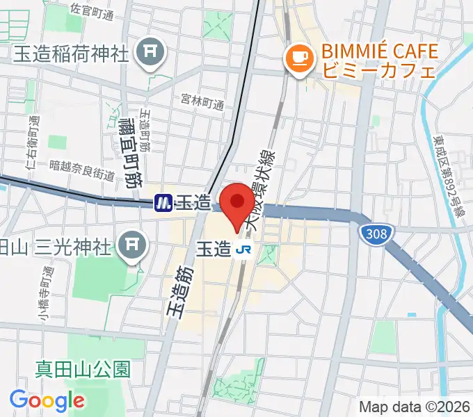 ESA音楽学院専門学校の地図