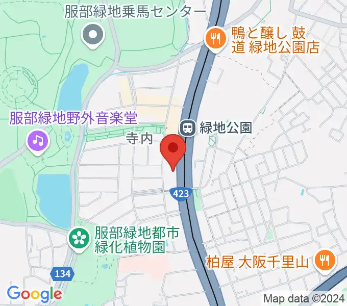 令和音楽院の地図