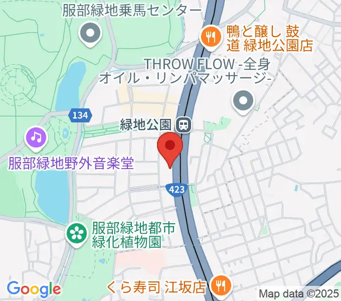 令和音楽院の地図