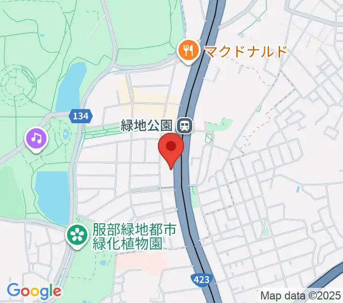 令和音楽院の地図