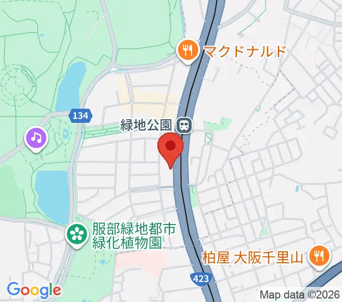 令和音楽院の地図