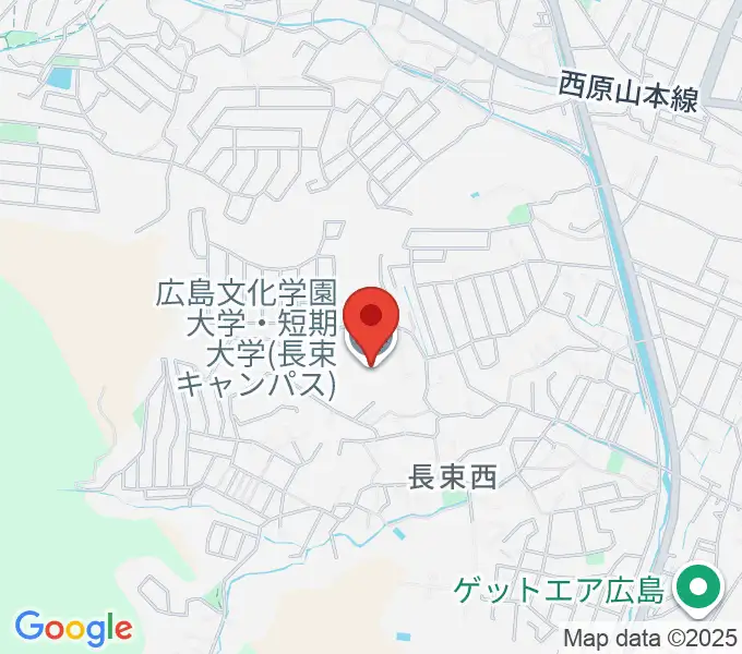 広島文化学園大学 音楽学科の地図
