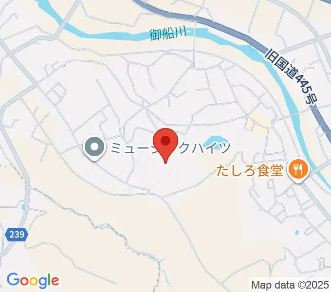 平成音楽大学の地図