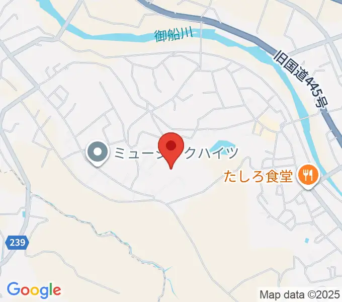 平成音楽大学の地図