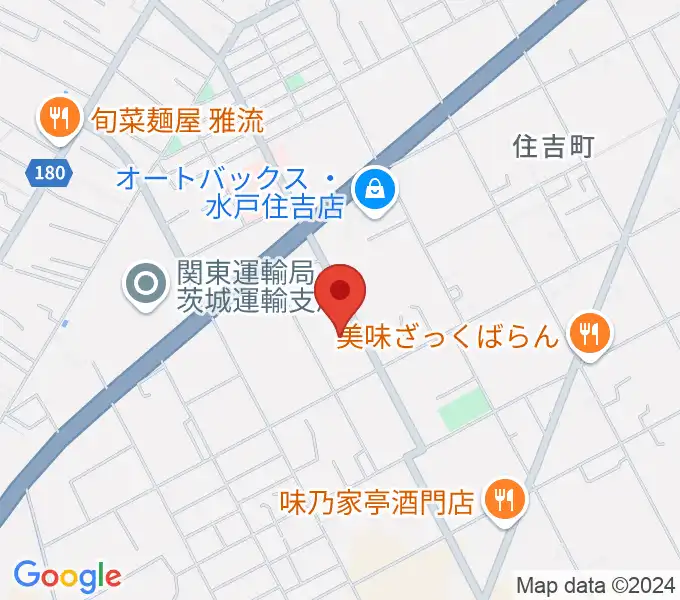 茨城音楽専門学校の地図