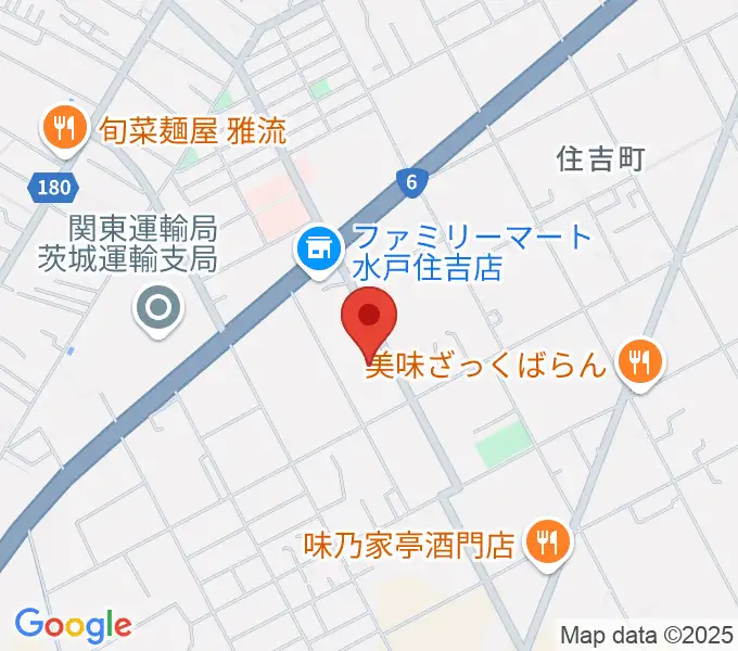 茨城音楽専門学校の地図