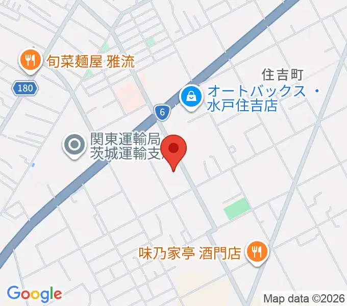 茨城音楽専門学校の地図