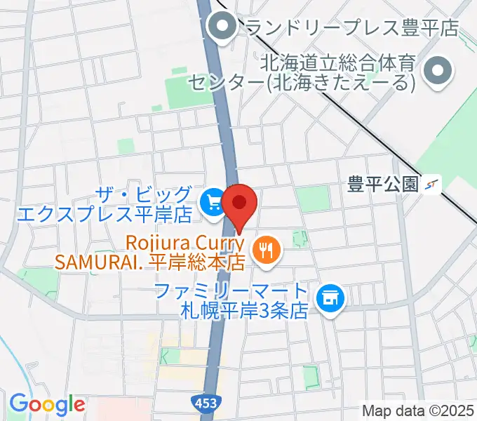 札幌ミュージック&エンターテインメント専門学校の地図