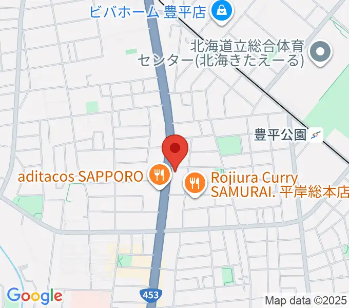 札幌ミュージック&エンターテインメント専門学校の地図
