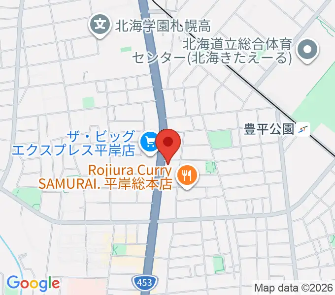 札幌ミュージック&エンターテインメント専門学校の地図