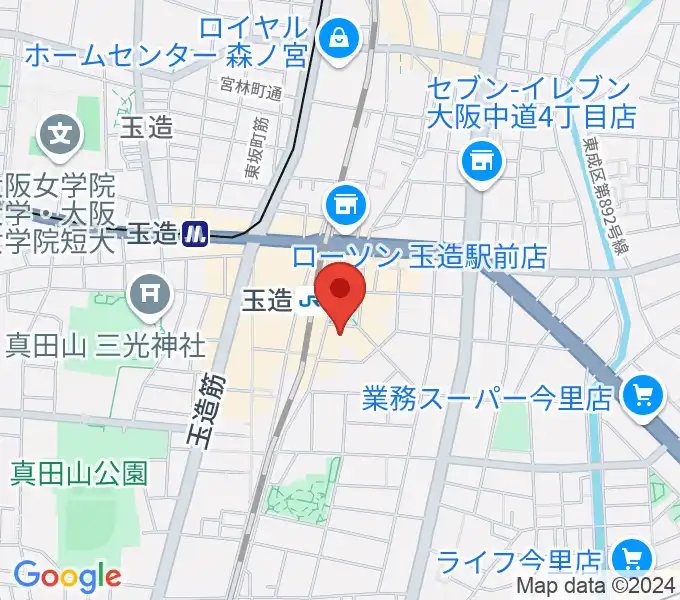 KMC音楽院の地図