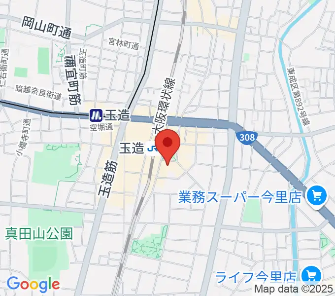 KMC音楽院の地図