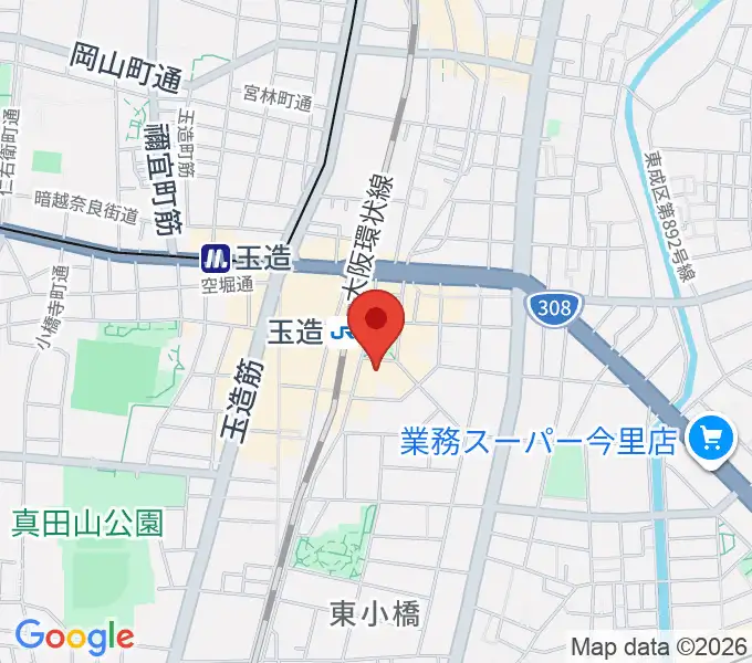KMC音楽院の地図