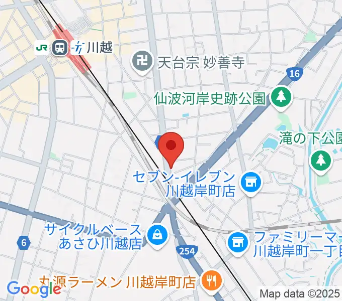 東京国際音楽療法専門学院の地図