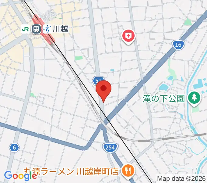 東京国際音楽療法専門学院の地図