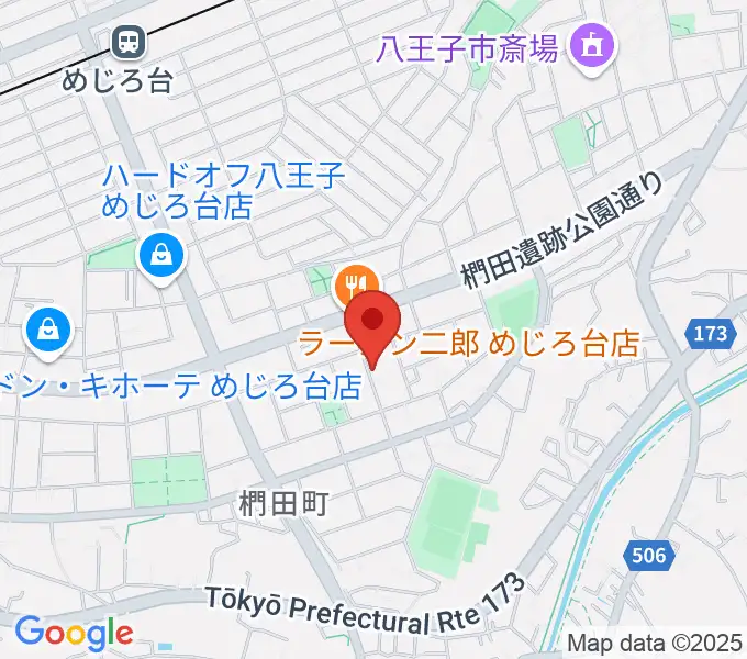 音楽空間ピアチェーレの地図