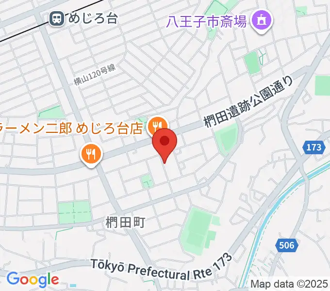 音楽空間ピアチェーレの地図