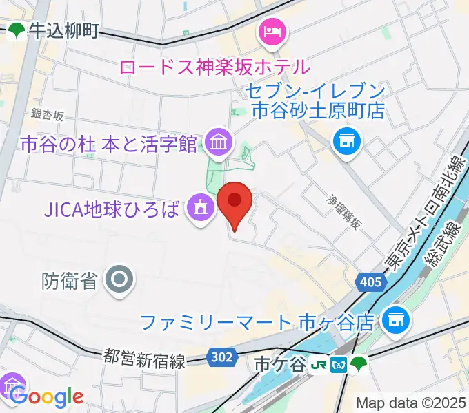 麗扇会日本文化学院の地図