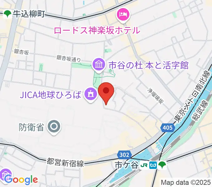 麗扇会日本文化学院の地図