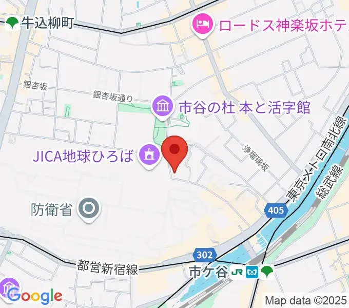 麗扇会日本文化学院の地図