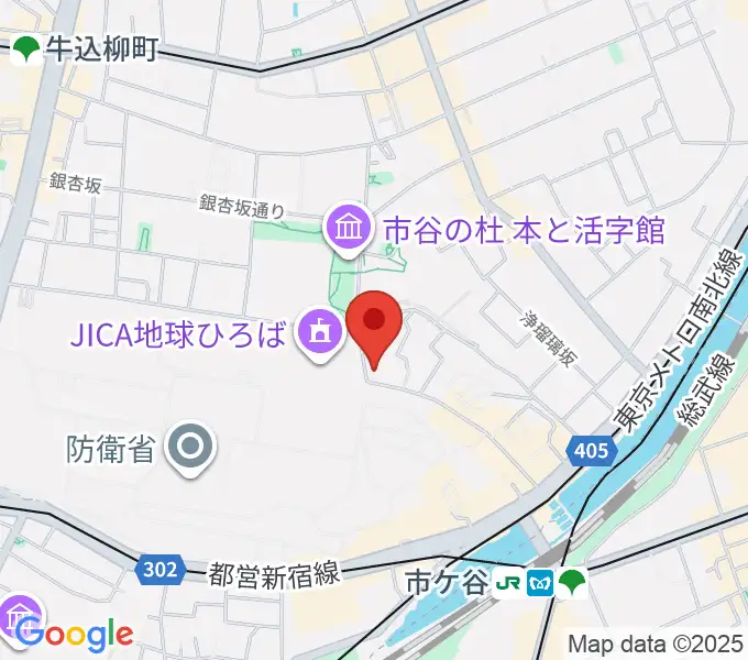 麗扇会日本文化学院の地図