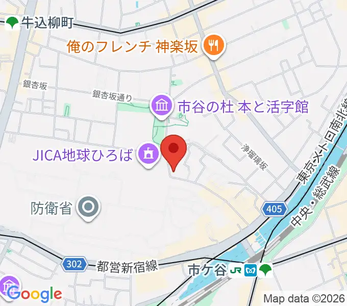 麗扇会日本文化学院の地図