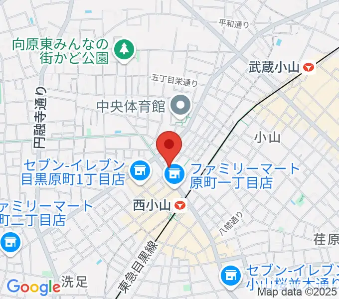  ミュージック＆ダンススタジオルーツの地図