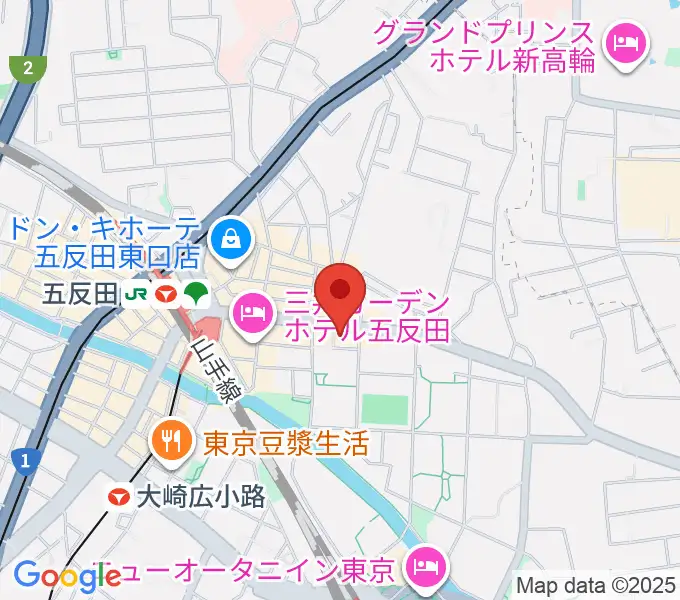 山口綾規スタジオの地図
