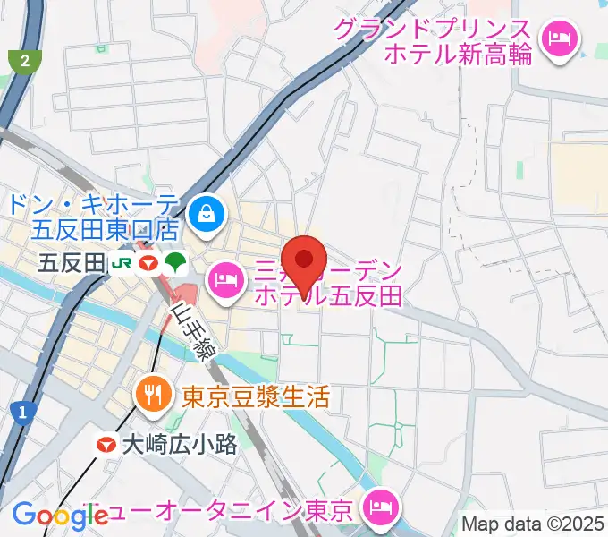 山口綾規スタジオの地図