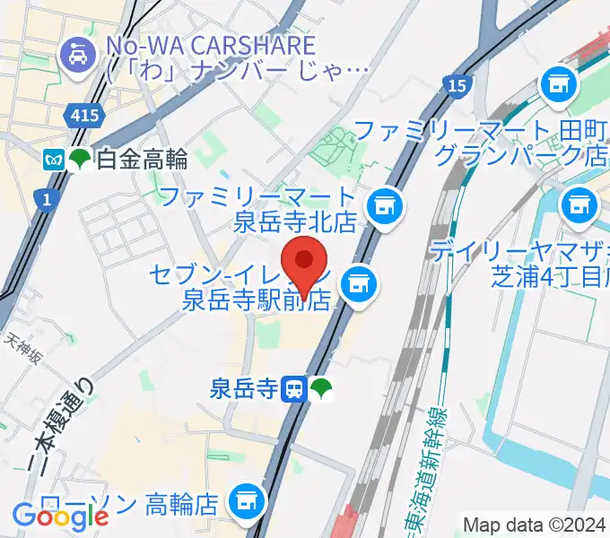 サンピアノ音楽教室の地図