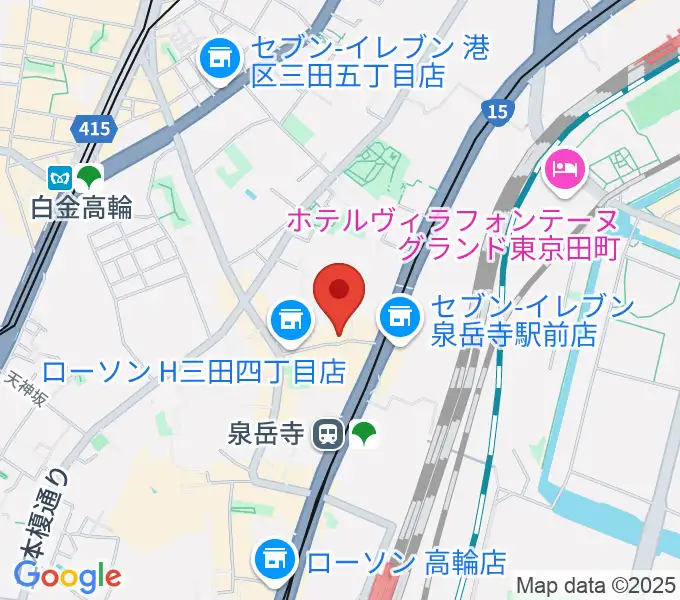 サンピアノ音楽教室の地図