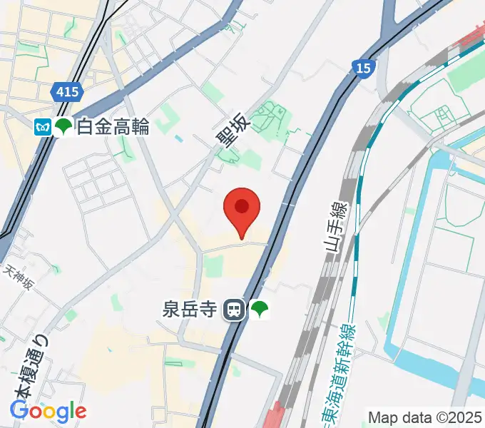 サンピアノ音楽教室の地図