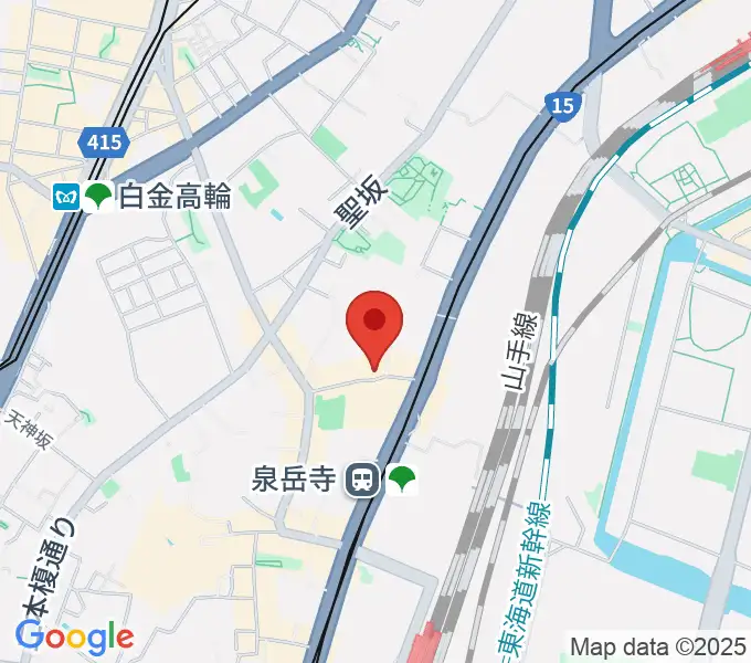 サンピアノ音楽教室の地図