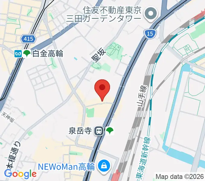 サンピアノ音楽教室の地図