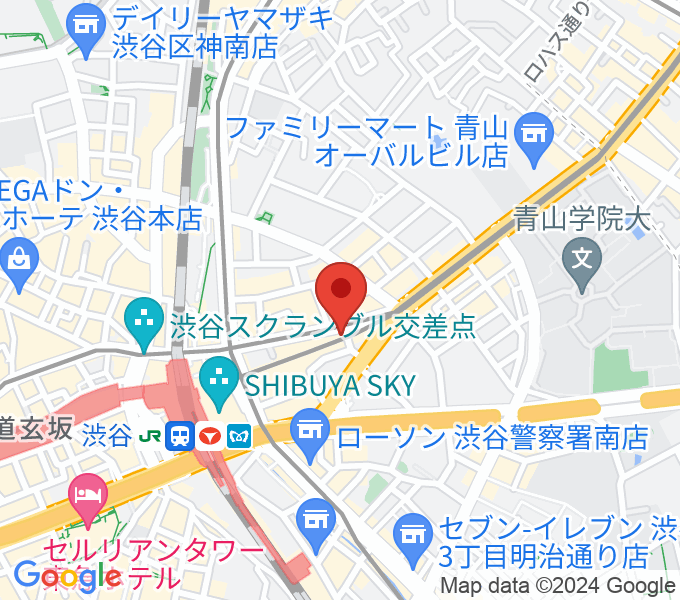 東京スクールオブミュージック専門学校渋谷の場所