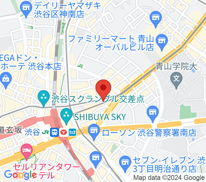 東京スクールオブミュージック専門学校渋谷の場所