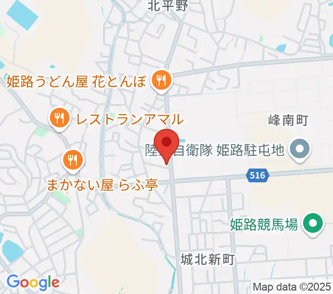 しらさぎ音楽学院の地図
