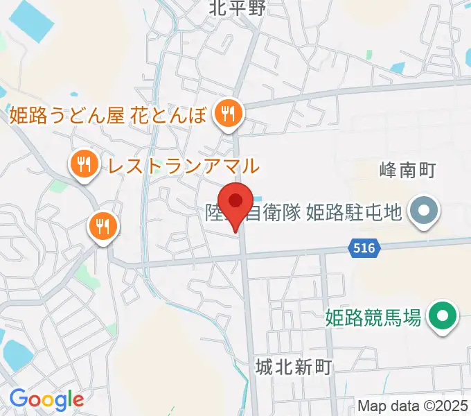 しらさぎ音楽学院の地図