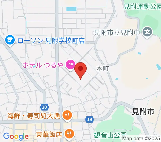 八百板正己 チェンバロ教室の地図