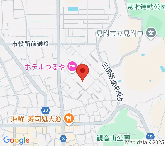 八百板正己 チェンバロ教室の地図