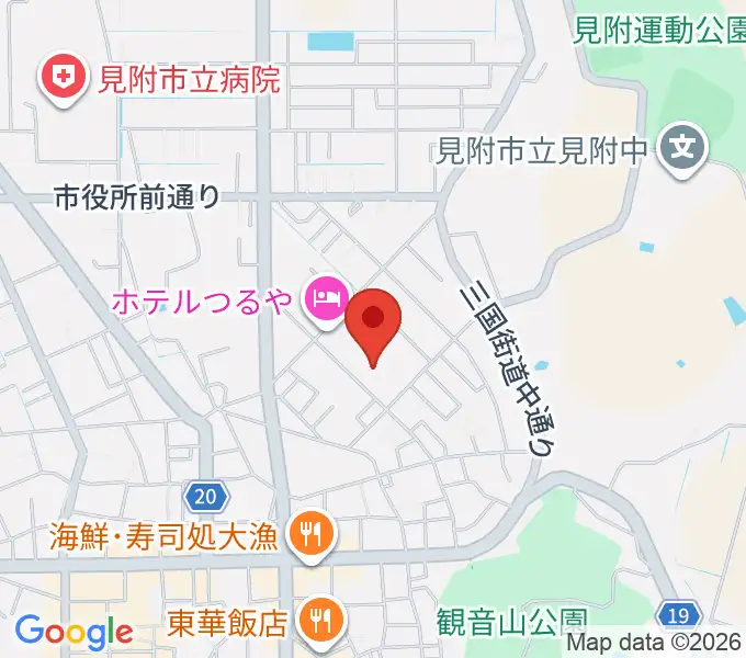 八百板正己 チェンバロ教室の地図