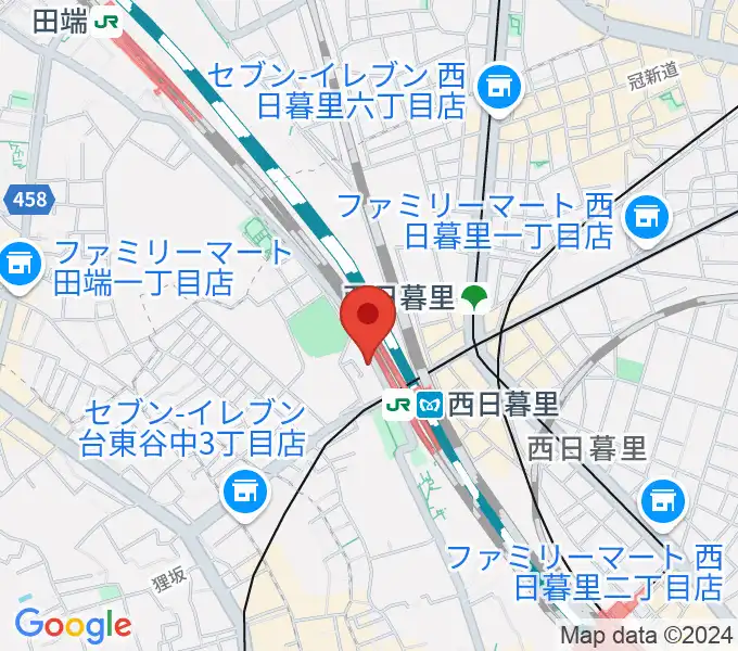 東京音楽学院 西日暮里駅前校の地図