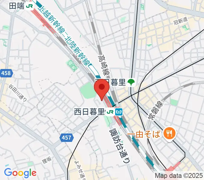 東京音楽学院 西日暮里駅前校の地図
