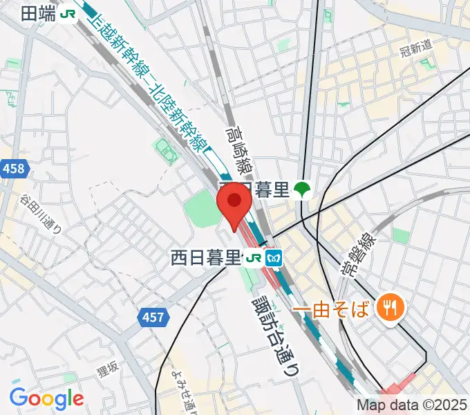 東京音楽学院 西日暮里駅前校の地図