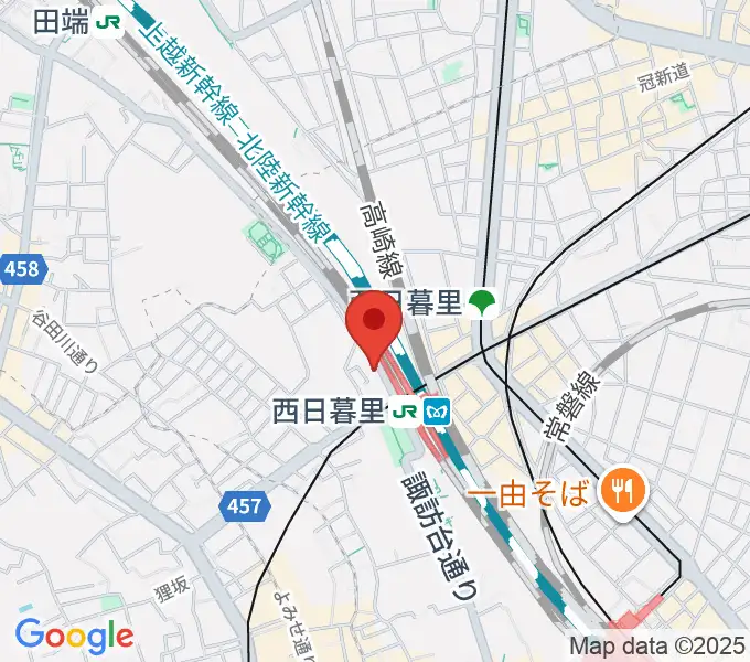 東京音楽学院 西日暮里駅前校の地図