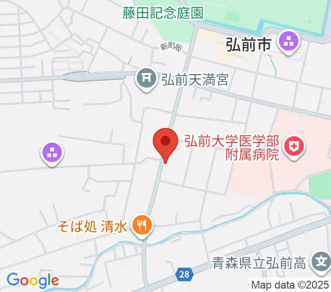 多田あつし津軽三味線教室の地図